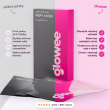 Glowee výhodný set zubní pasty a PAP+ bělicích pásků – 2